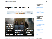 Tablet Screenshot of leyendadeterror.com